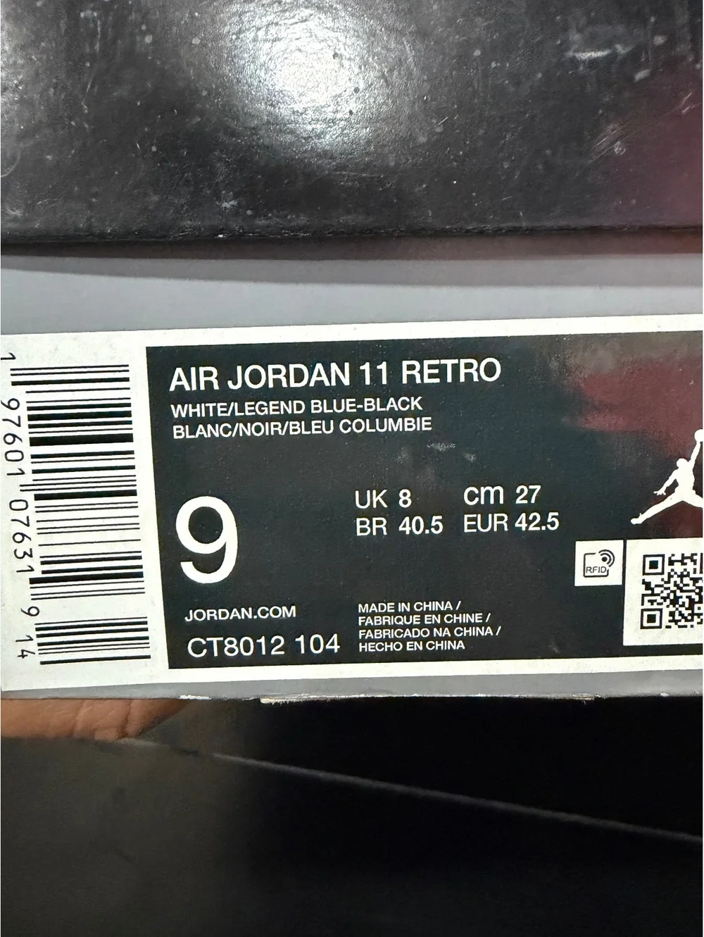 Size 9 - Air Jordan 11 Retro “Legend Blue/Columbia” 2024 *Worn 1x*